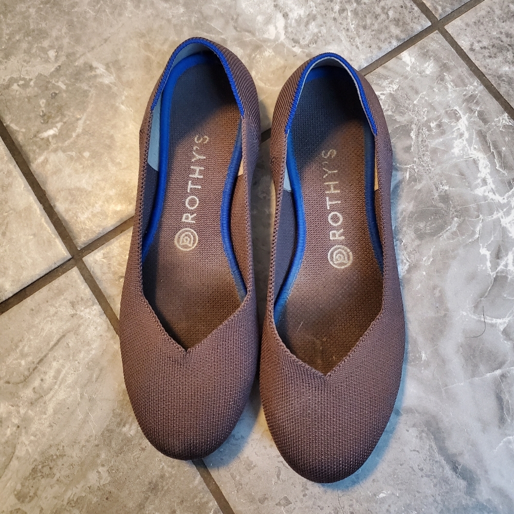 Rothys flat retired Mink size 8.5